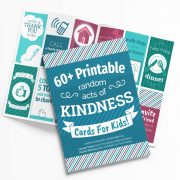 Printable acts of kindness cards for kids