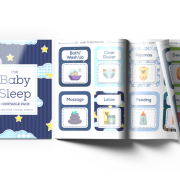 Easy-to-follow baby sleep routine cards and baby sleep checklists!