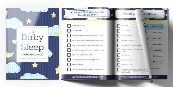 Create soothing and customizable baby sleep routines using these printable cards. Plus, get 6 checklists to help you troubleshoot baby sleep quickly.